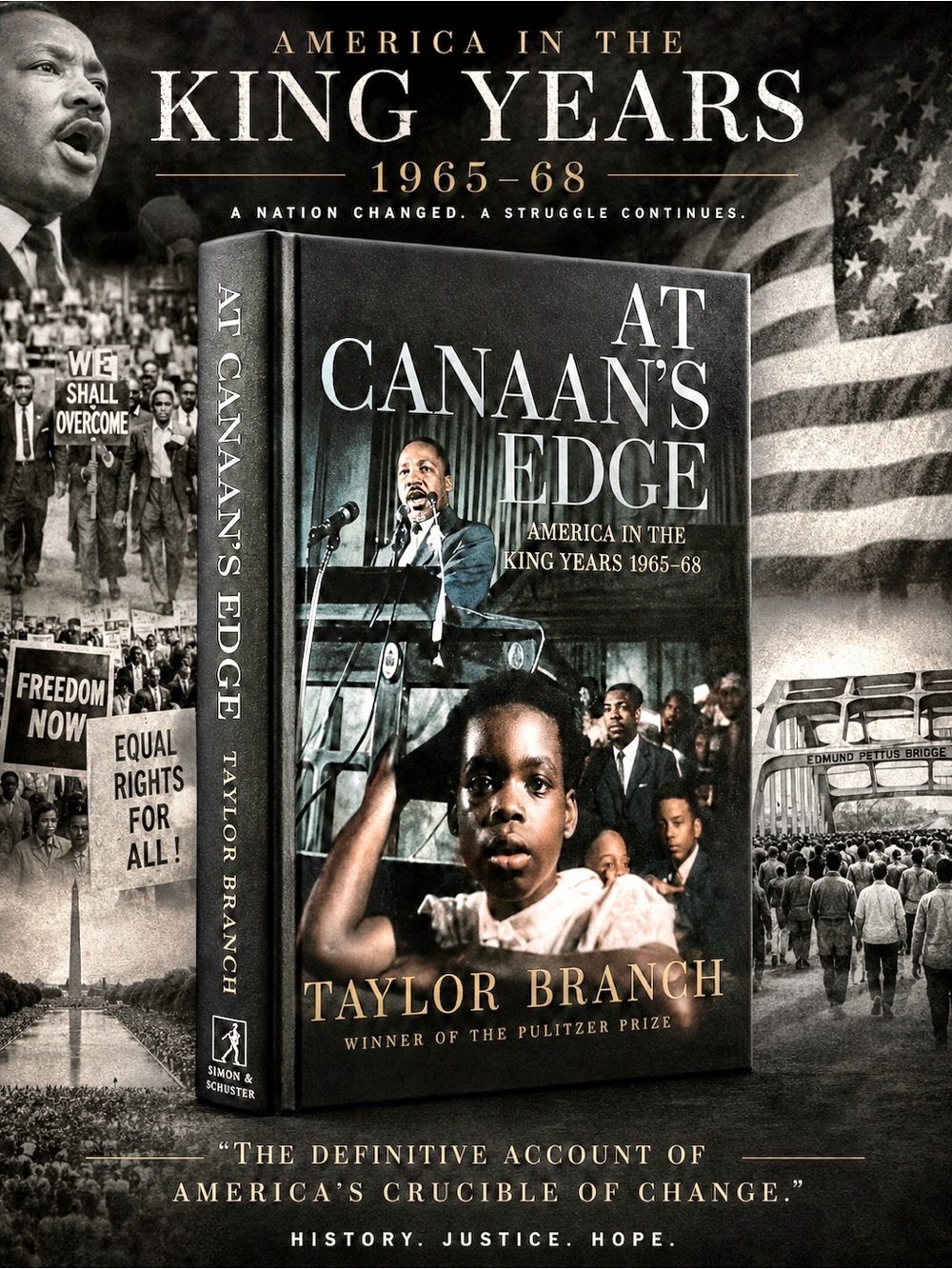 “At Canaan’s Edge: America in the King Years 1965-68” by Taylor Branch. Hardback